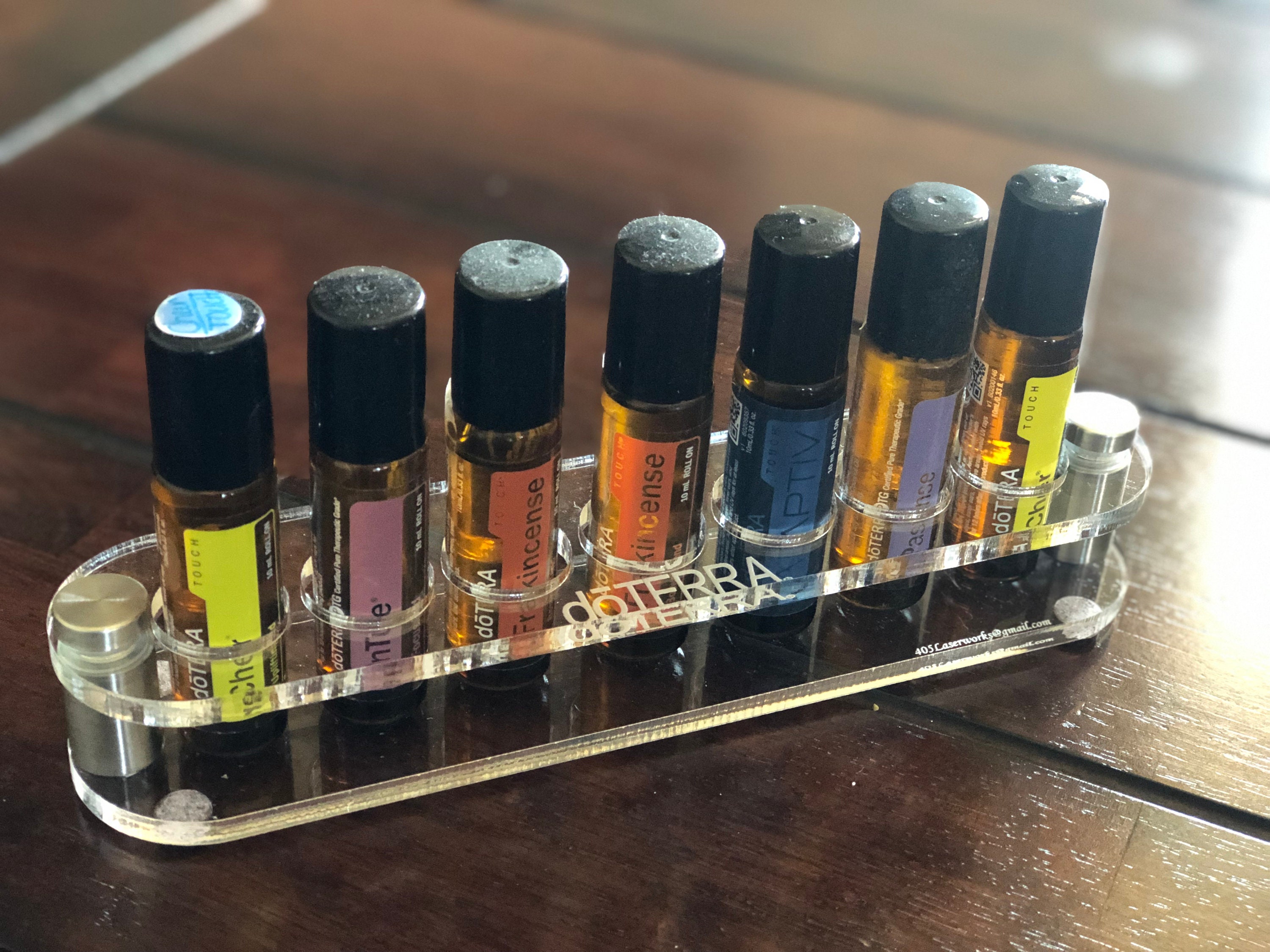 The Doterra 7 Roller Tray with slot for flash cards