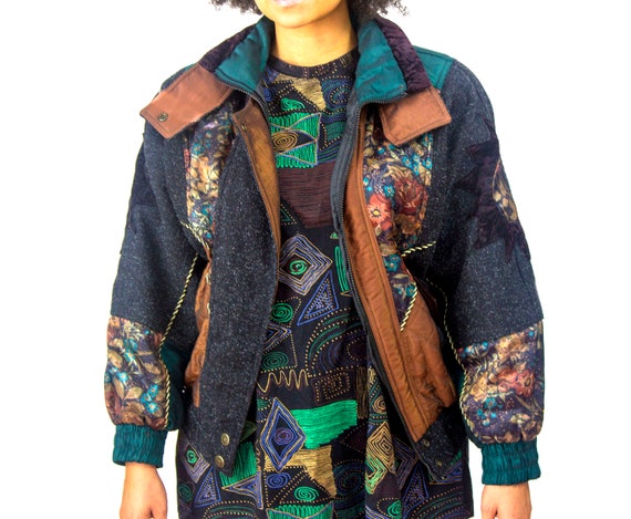 Womens Vintage Jacket 80's | Otello Pelle Victoria
