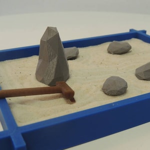 Zen Garden | Mini Zen Garden | Zen | Sand Garden | Zen Decor | Rock Garden | Zen Garden Rake | Desktop Zen Garden | Meditation Garden | Art