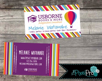 Usborne business cards, Usborne consultant business cards, Usborne marketing supplies and business cards, Usborne information cards, USBORNE