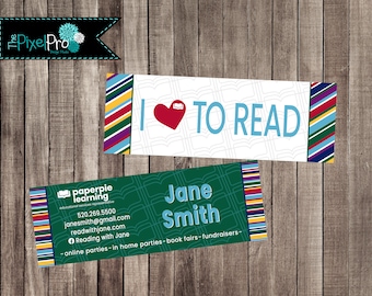 Custom PaperPie Bookmark, Brand Partner Marketing Tool (Digital File)