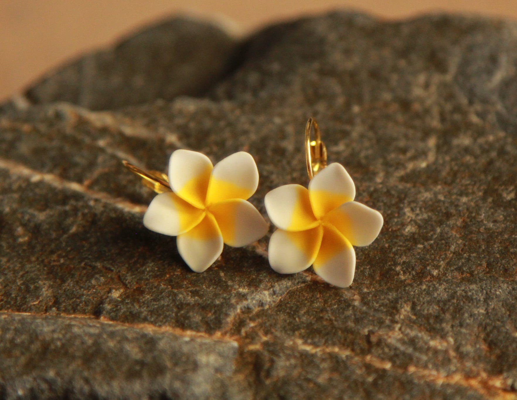 Orecchini Acciaio Fiore Rosa - Gioielli - Orecchini - Di Raffaeella | Su - Foto 12