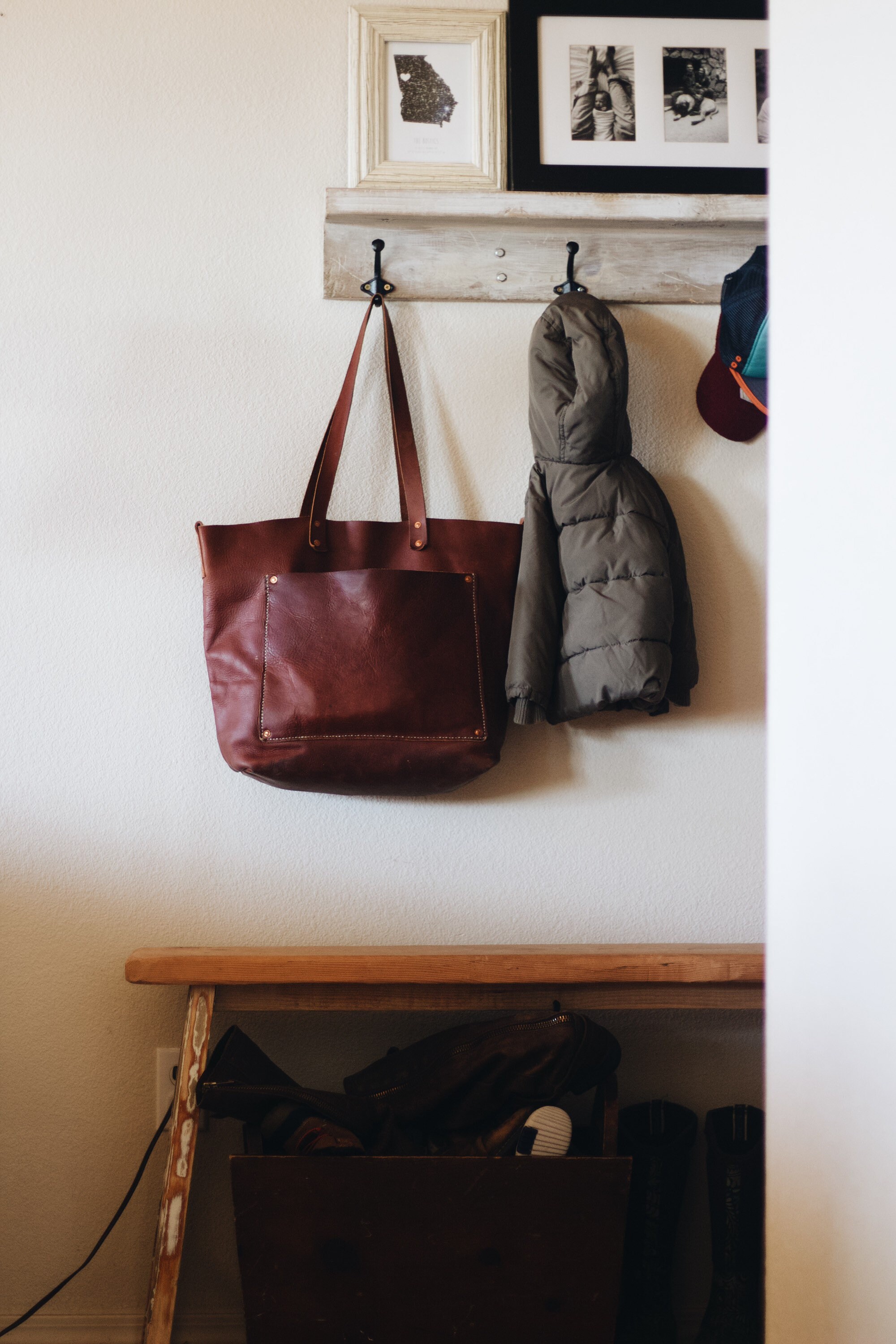 leather tote diaper bags