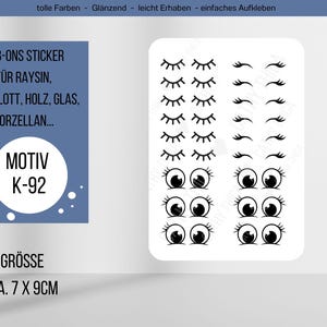 5-A Benutzerdefinierte Augen-Aufkleber – 1/12 Maßstab, Für Plastikmodelle, Hochauflösend