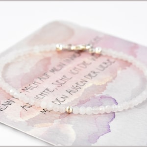Rose Quartz Gemstone Bracelet with 925 Silver