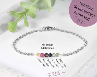 Bracelet Family Birthstone - concevez votre bijou individuel