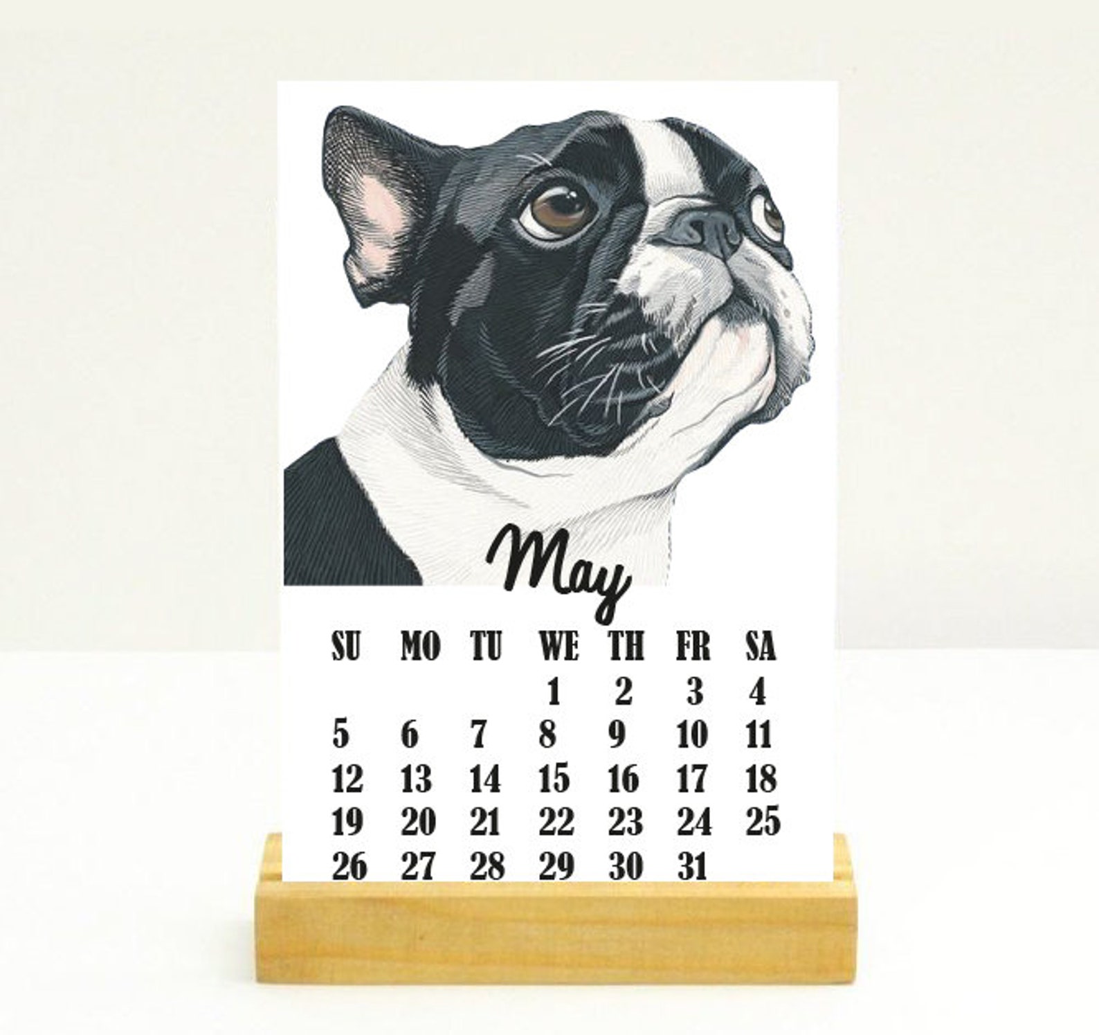 dog-and-cat-desk-calendar-4x6-2021-printable-calendar-animal-etsy