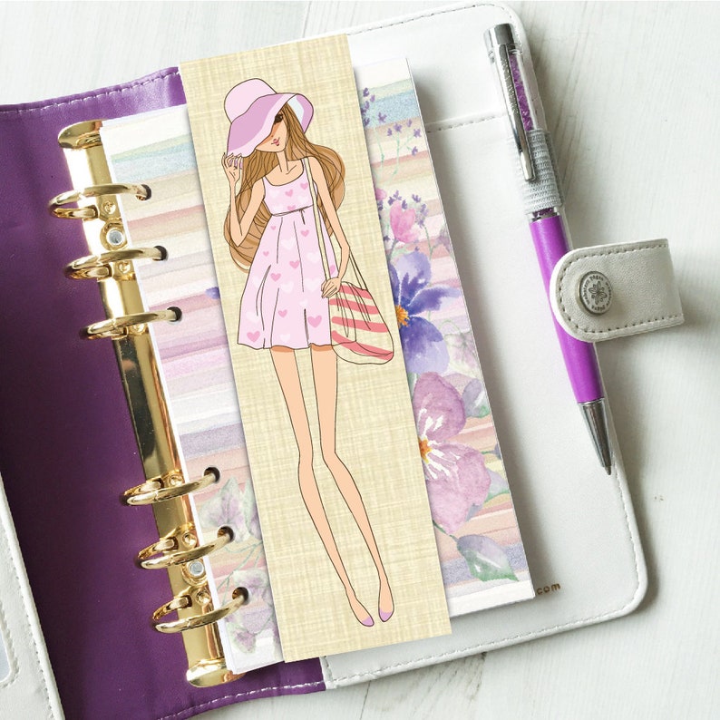 A5 Planner Binder Purple/Personal Size Inserts/Floral Planner Etsy