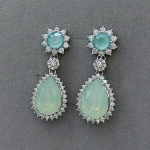 Mint earrings best sale wedding