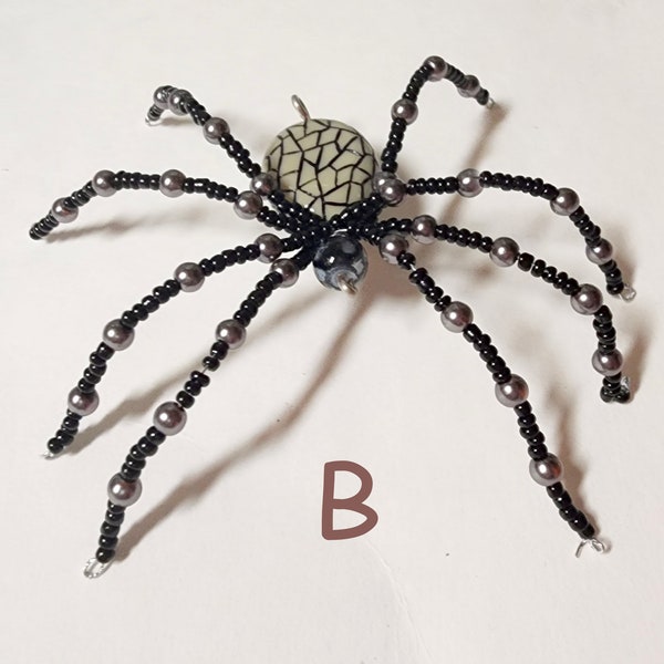 Beautiful Glass Bead Spiders, Adjustable Legs