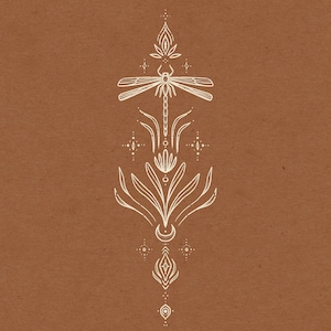 Dragonfly wisdom Tattoo Ticket