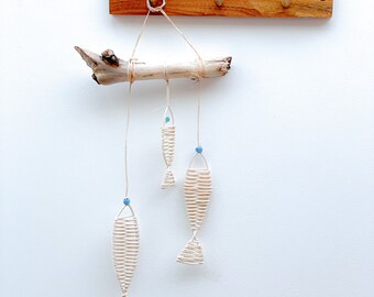Handmade Rattan Fish Wall Decor | Home Decor | Cottagecore