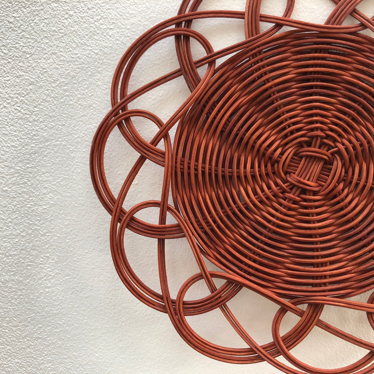 Handmade Rattan Wall Decor Wall Hanging Wicker Wall Decor Etsy UK