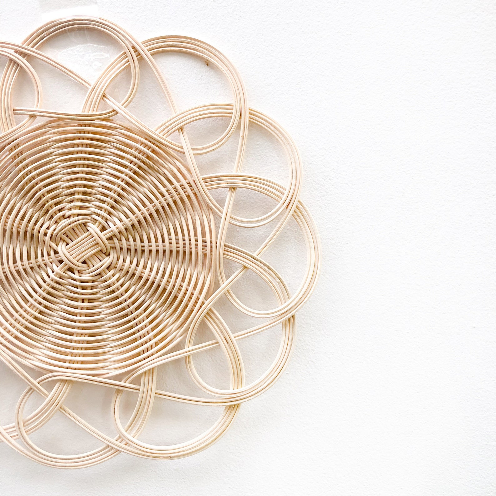 Handmade Rattan Wall Decor Wall Hanging Wicker Wall Decor Etsy UK