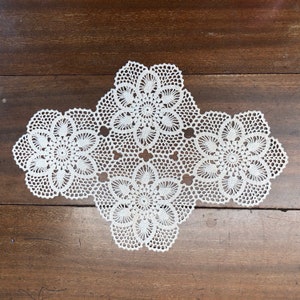 Handmade Beige Crocher Doily | Handmade Lace | Lace Doily | Home Decor