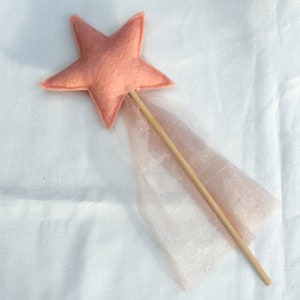 Handmade Felt Star Magic Wand Felt Star Magic Wand Gift for Kids zdjęcie 4