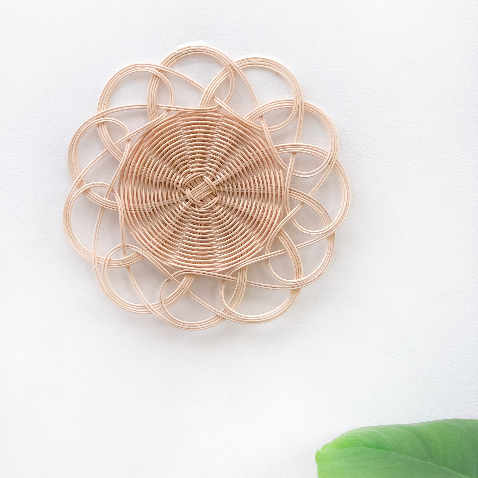 Handmade Rattan Wall Decor Wall Hanging Wicker Wall Decor Etsy UK