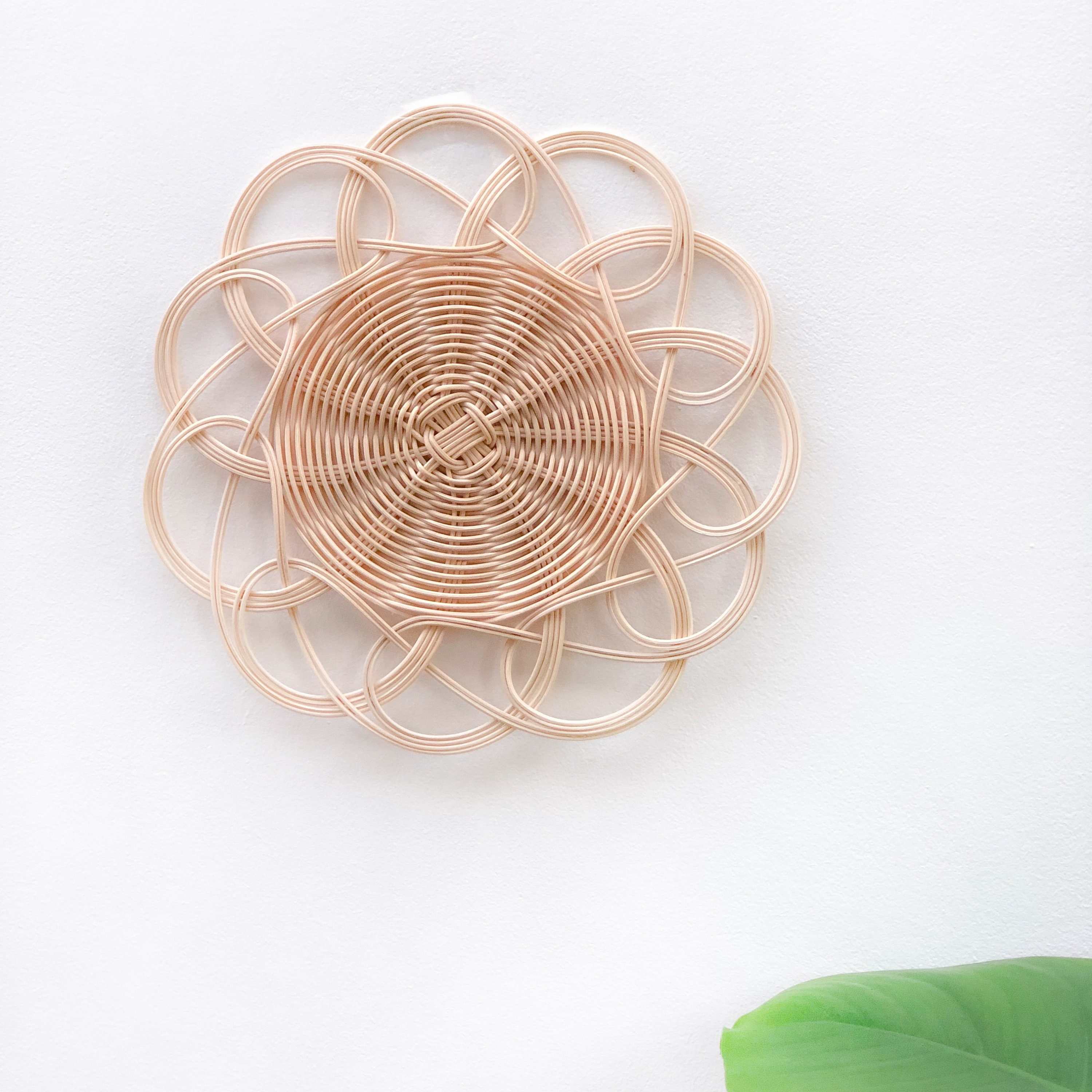 Handmade Rattan Wall Decor Wall Hanging Wicker Wall Decor Etsy UK