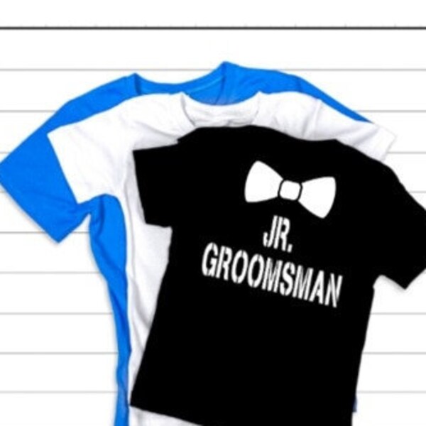 Junior Groomsman Gift Ring Security Shirt Wedding Rehearsal Shirt  Wedding Shirt Junior Groomsman Shirt Jr Groomsman Proposal Personalized