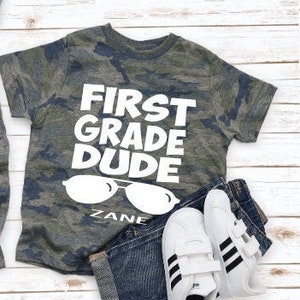 First Day of School Shirt, Boys First Day Of 1st Grade Shirt , First Grade Dude, Boys First Grade Shirt,  Boys Back to School