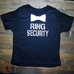 Ring Bearer Shirt Ring Security Shirt Wedding Rehearsal Shirt Wedding Shirt Ring Bearer t shirt Security Ring Bearer gift image 3