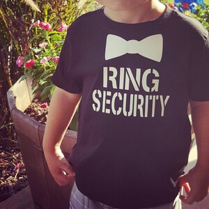 Ring Bearer Shirt Ring Security Shirt Wedding Rehearsal Shirt Wedding Shirt Ring Bearer t shirt Security Ring Bearer gift image 8