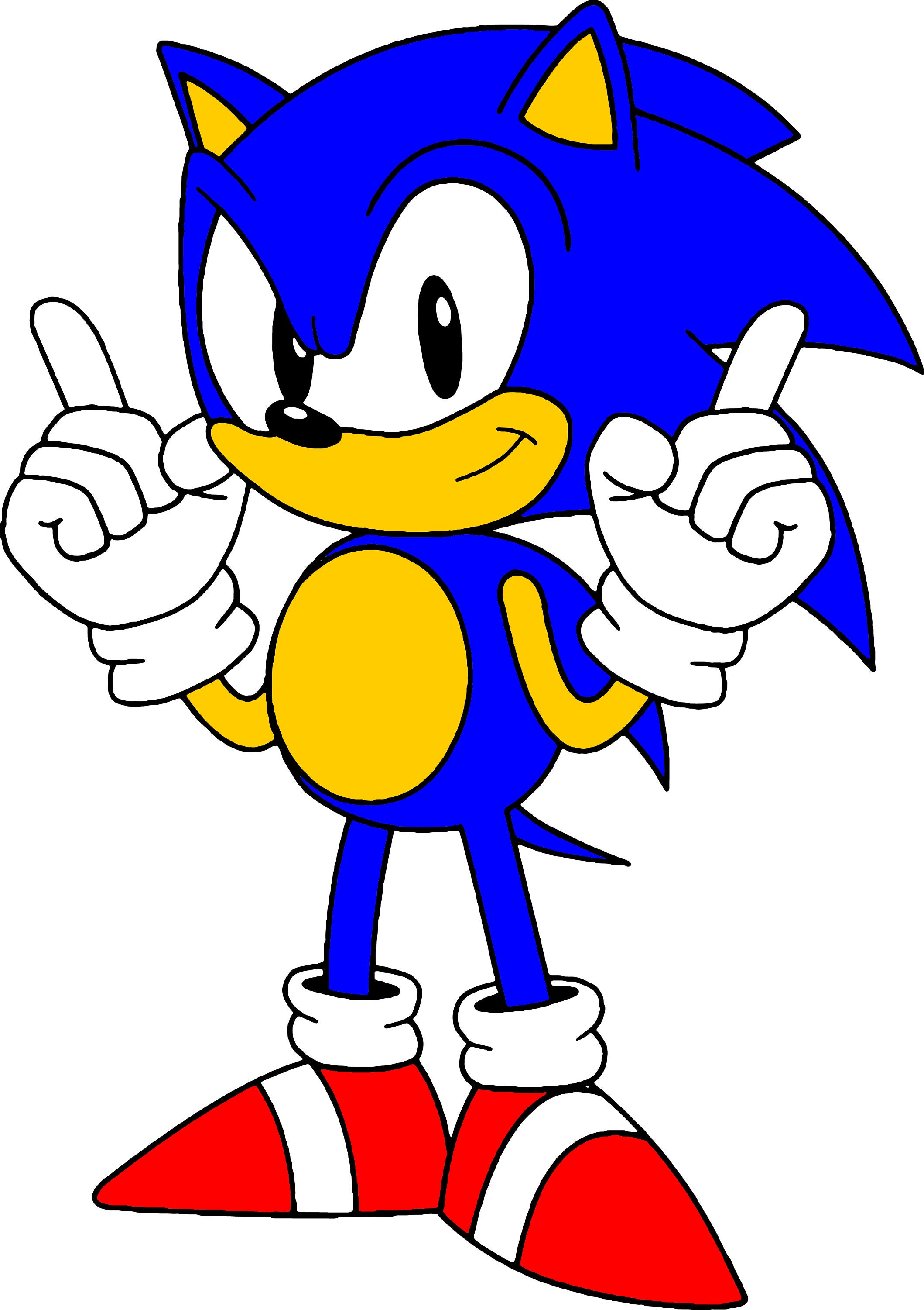 Download Sonic Svg/Eps/Png/Jpg/Cliparts imprimible silueta y Cricut ...