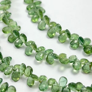 Green Apatite Faceted Pears Beads, Green Apatite Beads, Green Apatite Pears Shape Beads, Green Apatite Faceted Beads, Apatite Pears Beads 6&quot;
