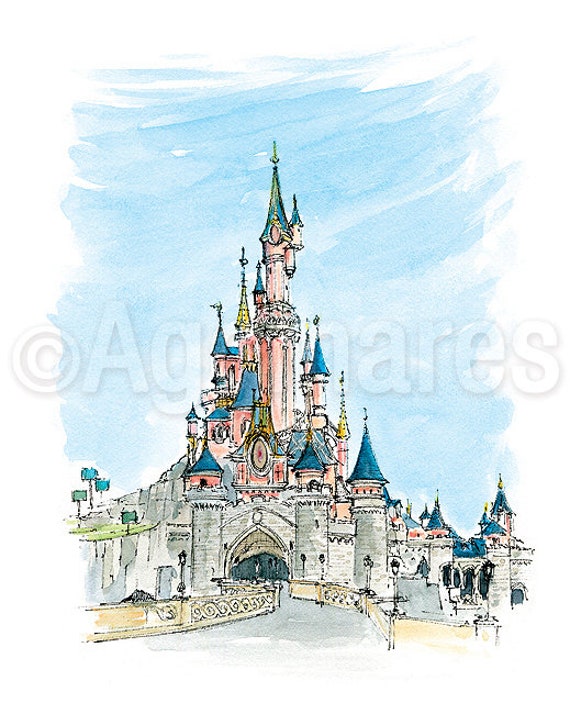 Disneyland Paris - Disney Castle, France