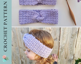CROCHET PATTERN Headband, Easy Crochet Headband Pattern, Crochet Ear Warmer PDF Download Pattern