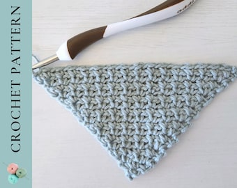 CROCHET PATTERN Washcloth, C2C Mesh Stitch Crochet Pattern, Corner to Corner Blanket Stitch, PDF Download Pattern