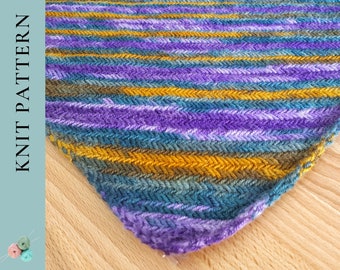 KNITTING PATTERN Corner to Corner Knit Blanket Pattern, C2C