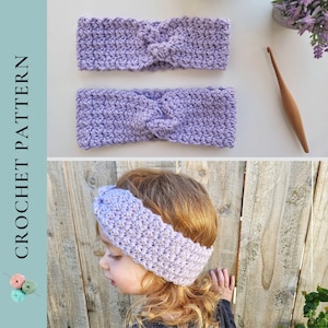 CROCHET PATTERN Headband, Easy Crochet Headband Pattern, Crochet Ear Warmer PDF Download Pattern