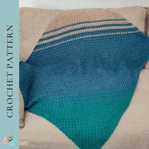 Crochet C2C Blanket Pattern, Corner to Corner Crochet Blanket Pattern, Across the Way Crochet Blanket Pattern