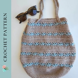 CROCHET PATTERN Tote Bag Crochet Pattern, Handbag Crochet Pattern, PDF Instant Download