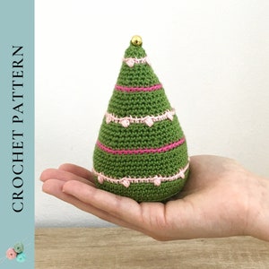 CROCHET PATTERN Christmas Tree Pattern, Crochet Ornament Pattern, PDF Digital Download