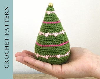 CROCHET PATTERN Christmas Tree Pattern, Crochet Ornament Pattern, PDF Digital Download