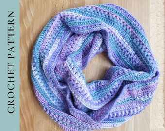 Sea Breeze Infinity Scarf Crochet Pattern, Crochet Cowl Pattern, Crochet Wrap, PDF Digital Download