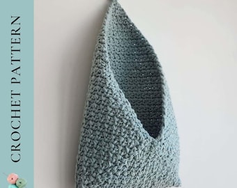 CROCHET PATTERN Hanging Basket, Basket Crochet Pattern, Crochet Plant Hanger Pattern, PDF Instant Download