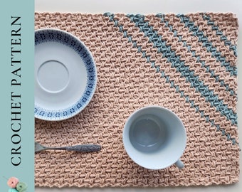 CROCHET PATTERN Placemat, Crochet Place mat Pattern, Crochet Placemats PDF Download Pattern