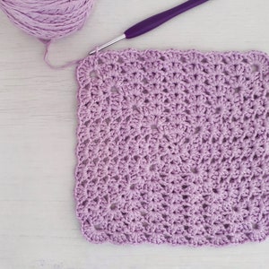 CROCHET PATTERN Hot Pad, Iris Stitch In a Crochet Square Pattern, PDF Digital Download Pattern image 4