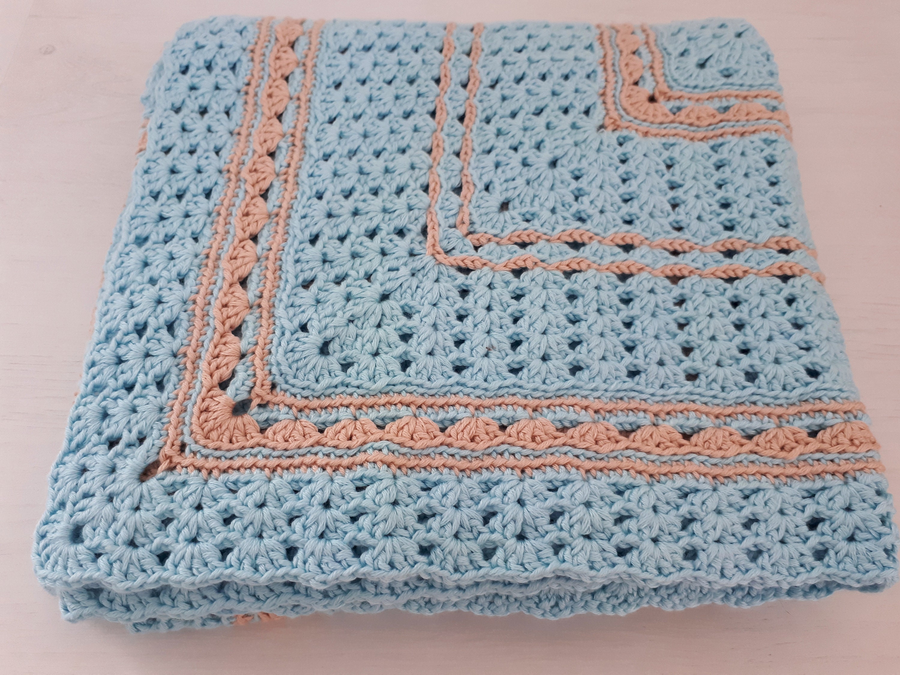 Iris Stitch Blanket Crochet Pattern Ella's Lullaby Baby Etsy