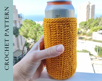 Can Cozy Crochet Pattern, Beer Cozy Pattern, Can Cooler, PDF Digital Download