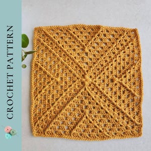 Crochet Granny Square Pattern, Crochet Granny Pattern, Modern Granny Square Blanket, PDF Digital Download Pattern