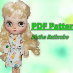 Pdf Sewing pattern for Blythe Doll : B04