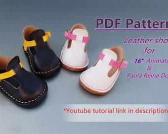 Modèles de chaussures de poupée PDF : DP04
