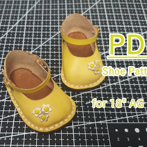 Patrones de zapatos de muñeca pdf : AG02