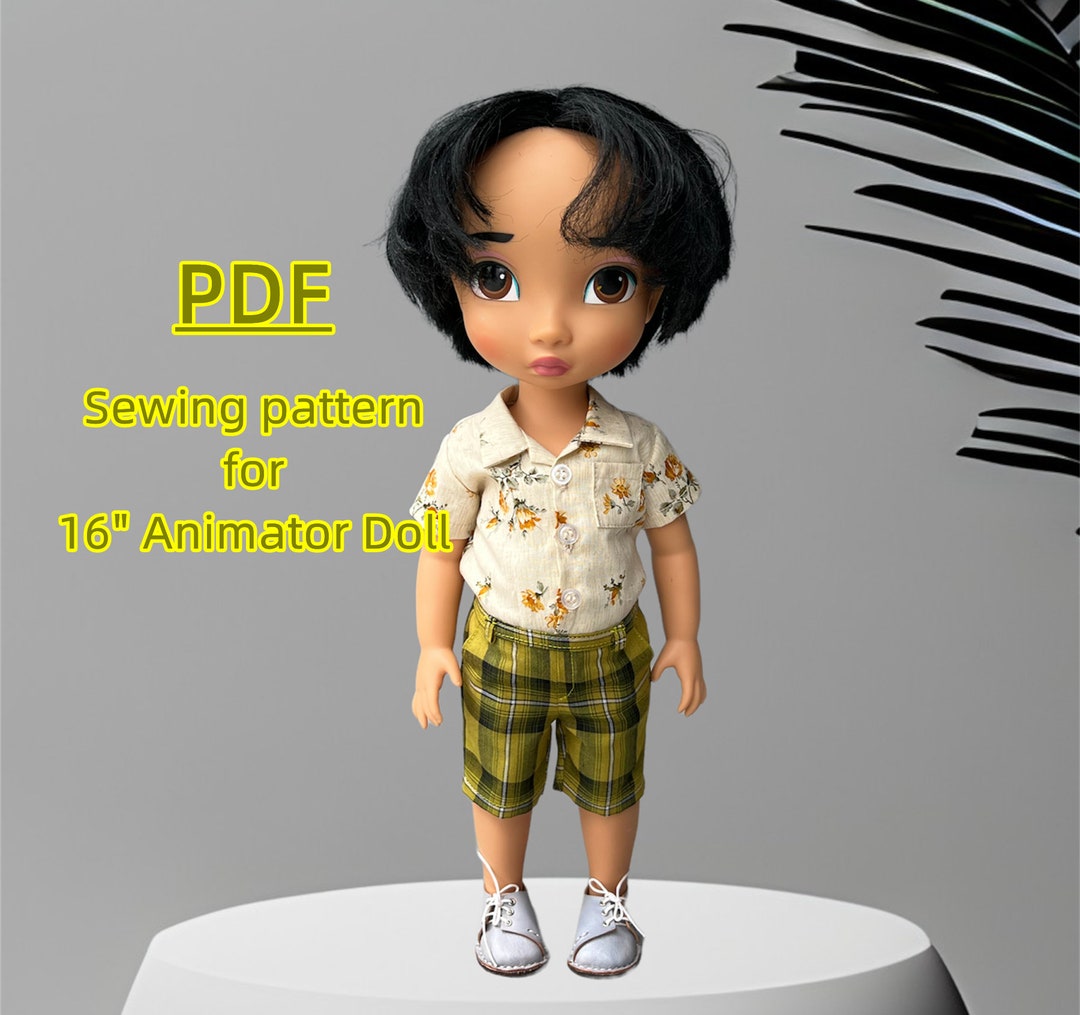 Pdf Sewing Patterns for 16 Animator Dolls A19 Shirt & Pants video