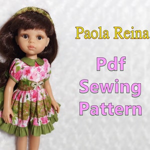 Pdf sewing patterns for Paola Reina Dolls : PR01  (video tutorial link in description)