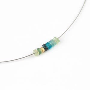Necklace with ancient Roman glass